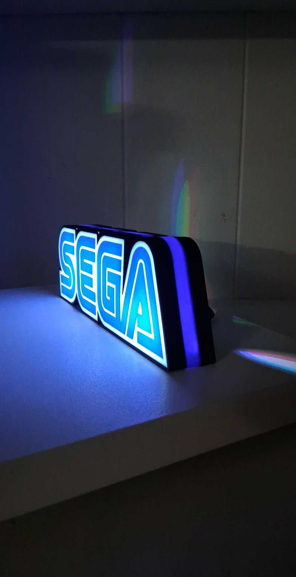Sega LED light box – custom 3D printed – Lit Layer Creations